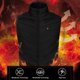 thumbnail image 5 of Chaleco calefactable para hombres con cuello alto Chaleco calefactor eléctrico de fibra de carbono con cuatro zonas de calentamiento Ropa calefactora de temperatura constante Control de temperatura de, 5 of 8