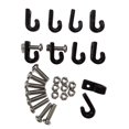 thumbnail image 1 of Clip de cuerda de cubierta con gancho en forma de J y juego de tornillos Gancho en forma de J para kayak con juego de tornillos y tuercas, 1 of 4