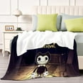 thumbnail image 4 of Bendy and the Ink Machine-Anti-Pilling Flannel Blanket Soft Lightweight Plush Fuzzy Cozy Luxury Blanket for Home and Kitchen Use-Perfect for Kids and Adults 32"*48"(80cm*120cm), 4 of 6