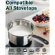 thumbnail image 3 of Set de utensilios de cocina Cook N Home de acero inoxidable, 10 piezas, color plateado, 3 of 9