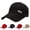 Black, variant on LSQii Baseball Caps for Men Women Adjustable Casual Breathable UPF 50+ Sun Hat Lightweight Golf Hat Black Outdoor Sports Golf Cap Summer Fashion