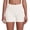 White, variant on Women's High Waisted Seamless Biker Shorts Stretchy Yoga Workout Shorts