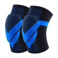 thumbnail image 3 of Kids Sports Knee Pads, Thick Padded Breathable Knee Sleeve Protector, Shock‑Absorbing Knee Guard for Basketball Running Cycling Outdoor Sports for Children(Blue,L), 3 of 6