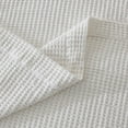thumbnail image 4 of Great Bay Home All-Season Waffle Cotton Bed Blanket 102x90 (King, White), 4 of 6