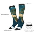 thumbnail image 4 of Xecao World Map Print Compression Socks for Both Men And Women for Running, Travel, Flight, Nurse, 4 of 6