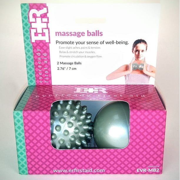 Ever ready hot and cold massage ball set for trigger point therapy