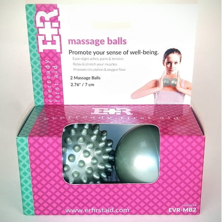 Ever ready hot and cold massage ball set for trigger point therapy, deep tissue and muscle