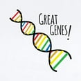 thumbnail image 2 of CafePress - Great Genes Body Suit - Baby Light Bodysuit, Size Newborn - 24 Months, 2 of 4