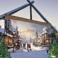 thumbnail image 4 of Nuevas Decoraciones Navideñas Telón De Fondo Navideño Para Garaje Decoración Navideña Para Garaje Póster Mural Para Puerta De Garaje Navideño Disponible En Dos Tamaños: 7 X 16 Pies Y 6 X 13 Pies, 4 of 7
