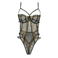 thumbnail image 4 of Vente de Liquidation 2025 sous-Vêtements Mode Femme Justaucorps sous-Vêtements Jeu de Rôle sous-Vêtements Liquidation Costumes Femme Dentelle à Carreaux Rouges Lingerie, 4 of 6