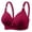 09Red, variant on qolati Sports Bras for Women 5XL,Adjustable Straps Wireless Bras Plus Size Full Coverage Seamless Bralette Everyday Bras,Black,XXXXXL 50/115