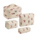 thumbnail image 1 of Set de bolsitas de maquillaje uekeboag con estampado floral, 4 unidades, para mujer, 1 of 6