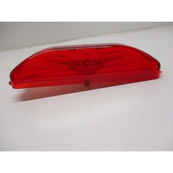 (10) Red 3.75" Rectangle Incandescent Camper Trailer Marker Clearance Lights