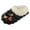 Black, variant on Womens Fleece Lined House Slippers Funny Massage Bubble Slippers Platform Non Slip Winter Warm Indoor Slippers Black Size 8