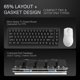 thumbnail image 3 of Teclado Gaming Redragon K709 65% con junta cableada RGB 68 teclas, 3 of 9