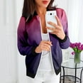 thumbnail image 2 of Vedolay Jackets for Women Long Sleeve Blazer Jacket Open Front Cardigan Outerwear Purple,S, 2 of 5