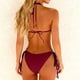 thumbnail image 4 of Tankini para mujer, traje de baño de dos piezas con tirantes de color liso, informal, de playa, a la moda, para mujer, tankini, de dos piezas, para mujer, trajes de baño para mujer, tankini para mujer, 4 of 4