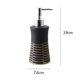 thumbnail image 2 of Botella de loción de cerámica de 280 ml, dispensador de jabón for baño de hotel, botella dispensadora for el hogar, 2 of 3