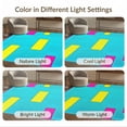 thumbnail image 7 of ODIKA 8'x10' Washable Area Rug Non-Shedding, Easy Care, Funky Aesthetic Cartoon Retro Blocks Graphic Bold Outline for King Size Bedroom Under Bed, Master Suite, 7 of 7