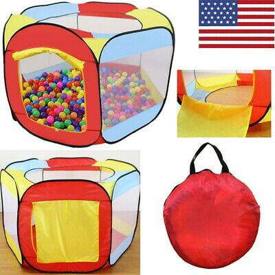 Folding Portable Playpen Baby Play Yard Travel Bag Indoor Outdoor Safety USA 