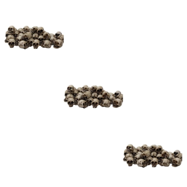 stanreset 20pcs/set Wide Application Skulls Decor For Macabre Vibe - Exquisite Workmanship No Odor Thick 20pcs 3Set