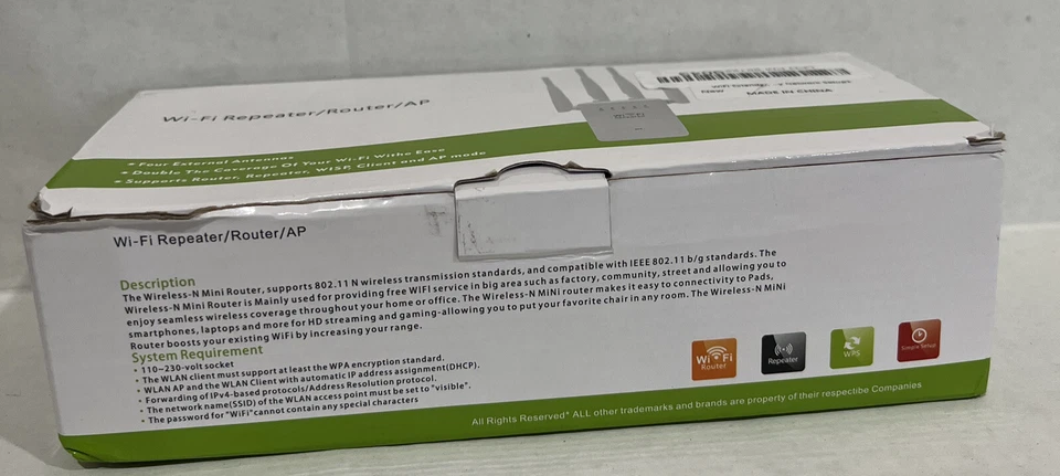 RHEA- 300M Wifi Repeater Router Ap
