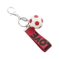 thumbnail image 2 of Llavero de balón de fútbol de Metal Zulema Mini llavero de fútbol Rojo, 2 of 5
