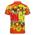 thumbnail image 5 of Sound Effect -BINGO! Men Zipper T-shirt Summer Casual Short Sleeve T-shirt Top, 5 of 7