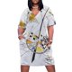 thumbnail image 1 of Alta definición. Vestido holgado con bolsillos Delie Tension de Wassily Kandinsky, vestido de verano para mujer, vestido coreano para mujer., 1 of 7