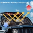 thumbnail image 4 of XYZCANDO Sloth Windshield Sun Shade Front Window Sun Shade Sun Visor Protector for 2007-2018 Jeep Wrangler JK JKU & 1997-2006 Jeep Wrangler TJ LJ 51.57 in *16.14 in, 4 of 7