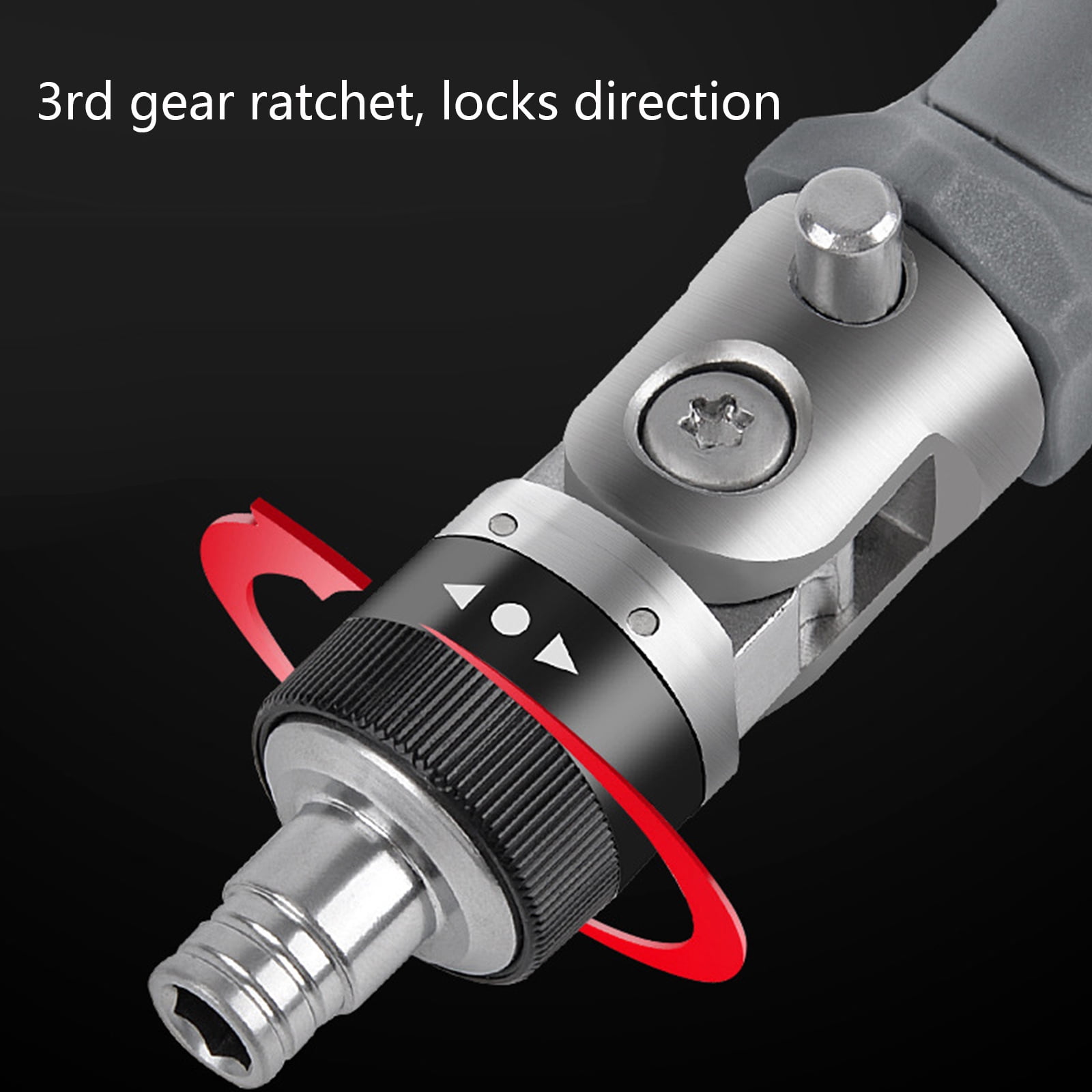 Yokua 11 in 1 Screwdriver Set 180° Angle Adjustable Racheting Screwdriver with Bits