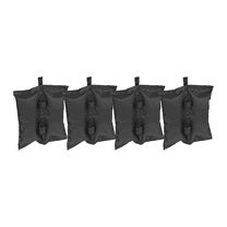 OASISHOME 4-Pack Black Canopy Tent Leg Weights Sand Bags for Pop-Up Canopies, Gazebos & Outdoor Sun Shelters(Black)
