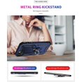 thumbnail image 4 of CoverON For Apple iPhone 14 Ring Case, Kickstand Rugged Phone Cover Magnetic Car Mount Compatible - Navy Blue, 4 of 9