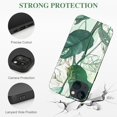 thumbnail image 2 of Boho Tropical Leaves phone case is compatible with iPhone 13, and the green and elegant Leaves protective case is suitable for young men and women, 2 of 4