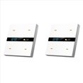 thumbnail image 1 of 2X Tuya Zigbee Smart Scene Switch Lighting Smart Control Scene Control Switch Panel Smart Switch 485 86 Box B, 1 of 7