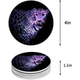 thumbnail image 1 of RYLABLUE Leopard Set of 4 Round Coaster for Drinks, Absorbent Ceramic Stone Coasters Cup Mat with Cork Base for Home Kitchen Room Coffee Table Bar Decor, 1 of 5
