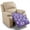 Skull Moon Floral, variant on ZIATUBLES Skull Moon Floral Print Recliner Chair Cover, Quilted Polyester Furniture Protector with Anti-Slip Silicone Dots, Washable Pet Friendly Seat Cushion Slipcover for Living Room