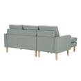 thumbnail image 7 of Veryke Modern Convertible Sectional Sofa Beds, Sofa Couch for Small Spaces Living Room Bedroom - Gray, 7 of 7