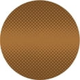 thumbnail image 1 of Ahgly Company Machine Washable Indoor Round Transitional Saddle Brown Area Rugs, 6' Round, 1 of 7
