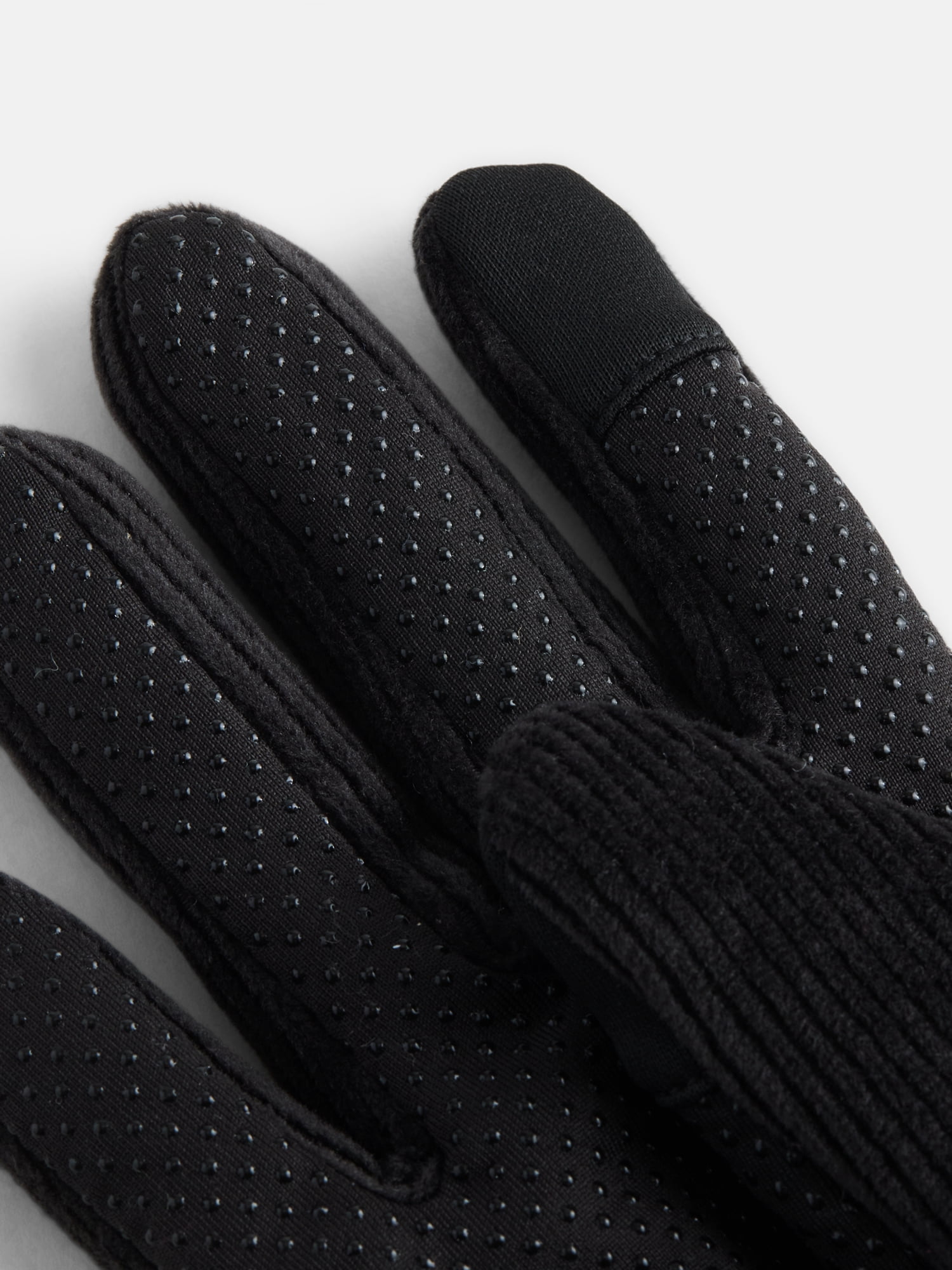 Ozark Trail Women's Corduroy Commuter Ski Gloves, Black Soot, S/M
