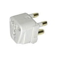 thumbnail image 2 of Conair Travel Smart Grounded Adapter Plug - Power connector adapter - power CEE 7/7, NEMA 5-15, NEMA 1-15, Europlug (F) to BS 546 (M) - white - South Africa, 2 of 3