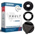 thumbnail image 1 of Tapón de garaje Marine Transom SEAVIEW Vault Pro de plástico negro, 1 of 6