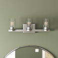 thumbnail image 5 of 3 Light Bath Vanity In Transitional Style 21.5 Inches Wide By 7 Inches High-Brushed Nickel Finish-Clear Glass Color-Halogen Lamping Type Hinkley, 5 of 8