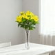 thumbnail image 5 of Decoraciones para San Valentín, adornos para San Valentín, regalos para San Valentín, decoraciones navideñas, flores artificiales de azalea e impatiens de 5 cabezas, flores artificiales de plástico., 5 of 5