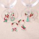 thumbnail image 1 of Ganfancp Navidad Vino Copa Decoración Charms Fiesta Año Nuevo 6 X Anillos Decorativos, 1 of 2