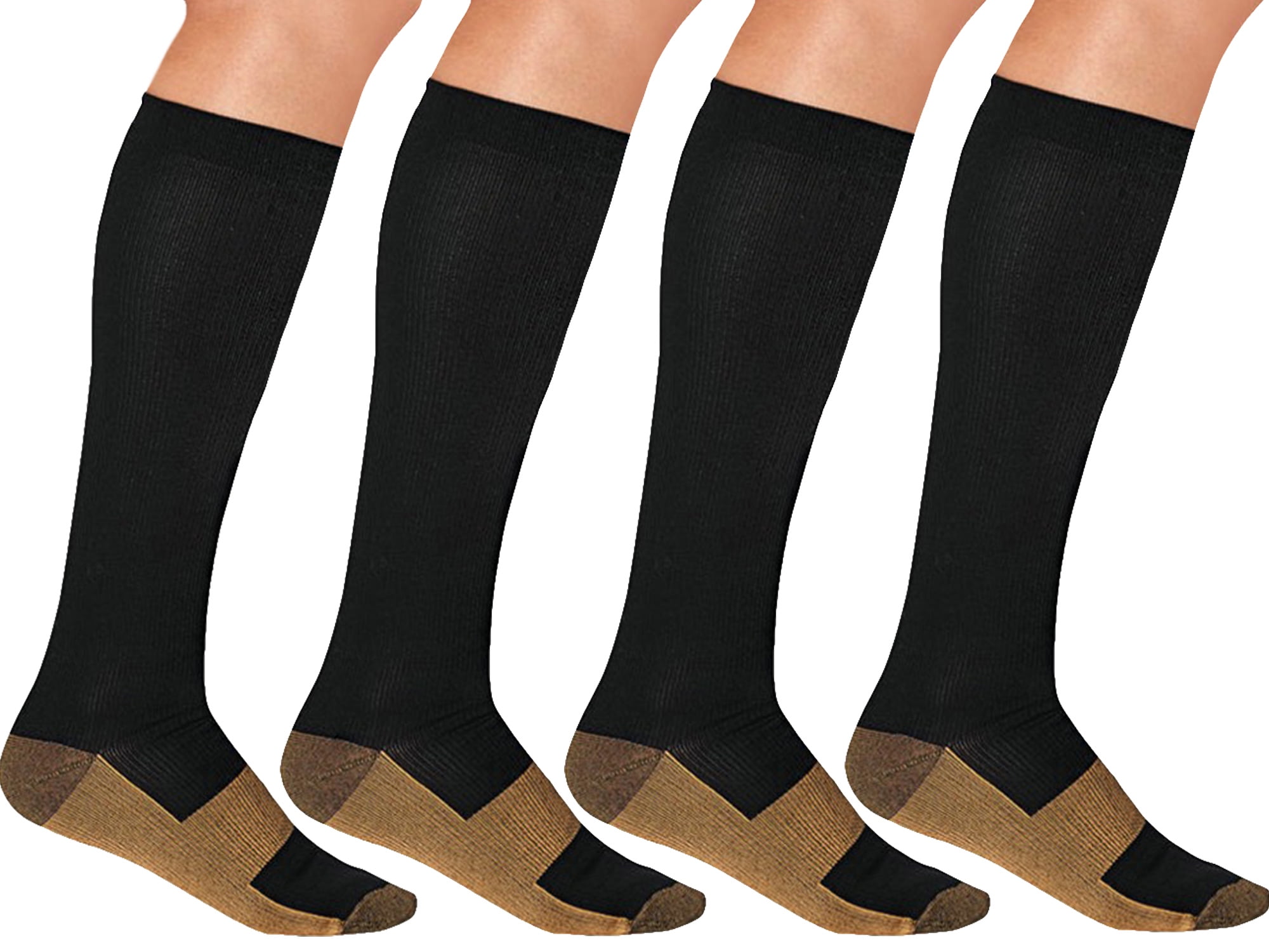 Seen on Tv Compression Socks Compression Socks Black Lg/xlg Anti Fatique sock 