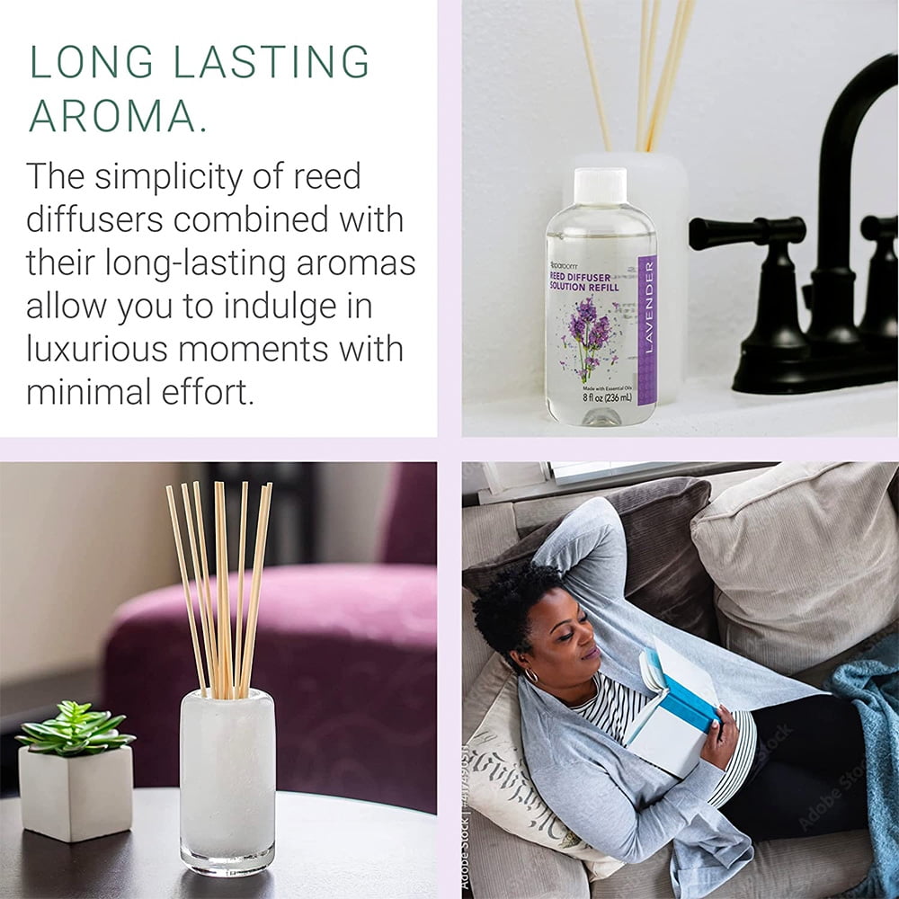 Lavender Essential Oil Reed Diffuser Refill — Natural Aromatherapy  Essential Oil for Reed Diffusers — Essential Oils for Diffusers, Home & SPA  by