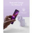 thumbnail image 2 of Anker 623 Magnetic Wireless Charger (MagGo) 2-in-1 Charging Station with 20W USB-C Charger,Purple, 2 of 6