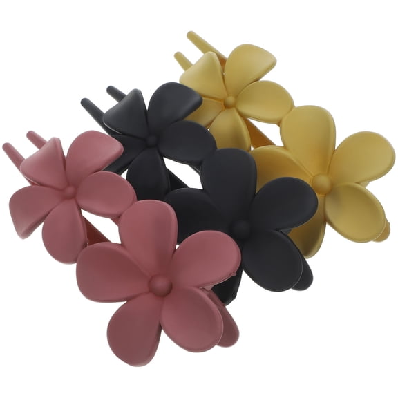 UPOUART 3Pcs Alligator Hair Clips for Volume Decorative Hair Barrettes Assorted Color Pc Material