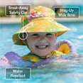 thumbnail image 5 of JAN & JUL Sun Protection Bucket Hat For Kids, Foldable, with Strap (XL: 6-12 Years, Seagull), 5 of 6